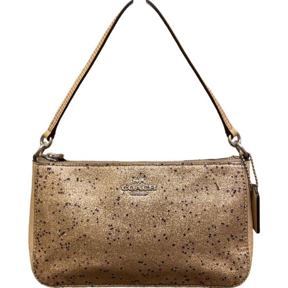 Coach Shimmering Gold Crossbody Bag